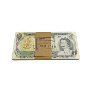 Canada 1973 $1 Bundle 100 Banknotes in Sequence
