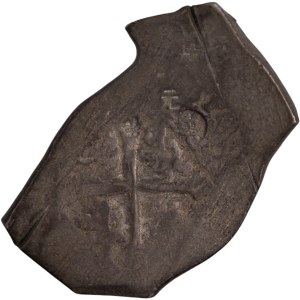Mexico 1702-1728 Silver Cob 8 Reales Chinese Chop Marks