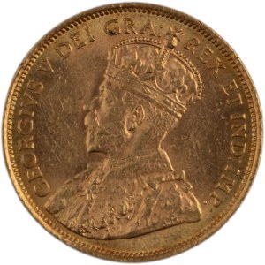 Canada 1912 $5 Gold