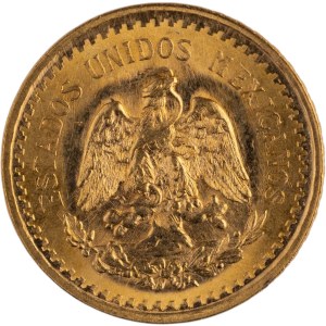 Mexico 1945 Gold 2 1/2 Pesos