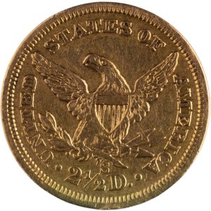 United States 1869 $2.50 Quarter Eagle