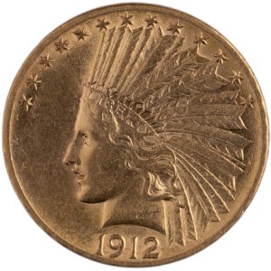 United States 1912 $10.00 Indian Gold Eagle