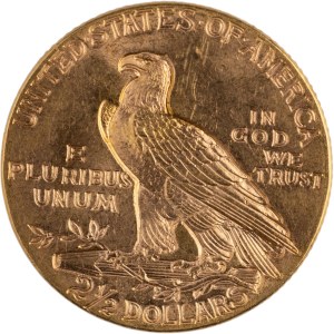 United States 1915 $2.50 Indian Quarter Gold Eagle