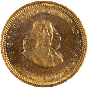 South Africa 1963 Gold 1 Rand Low Mintage