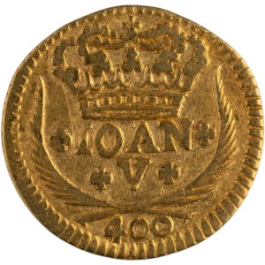 Portugal 1718 Gold 400 Reis