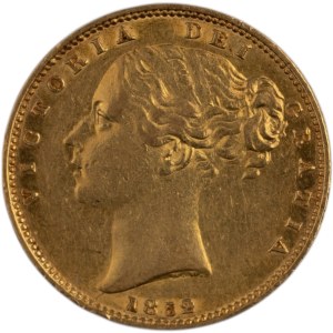 Great Britain 1852 Gold 1 Sovereign