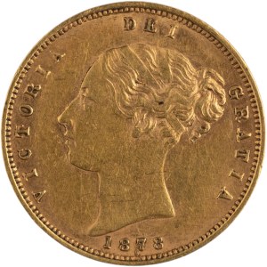 Great Britain 1878 Gold 1/2 Sovereign