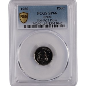 Brazil 1980 50 Centavos Prova