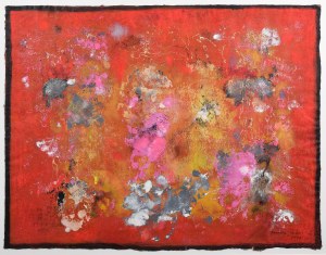 Tamara JAWORSKA (1918-2015), Abstraction, 1990