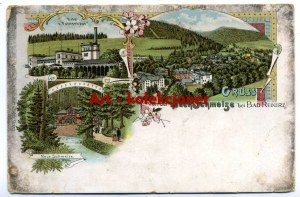 Duszniki Zdrój - Bad Reinerz - Lithography
