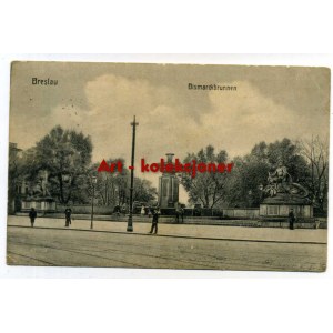 Wrocław - Breslau - Bismarckbrunnen