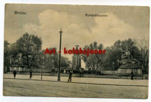 Wrocław - Breslau - Bismarckbrunnen