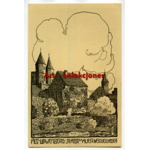 Lwówek Śląski - Lowenberg - Mury miejski - Graficzna