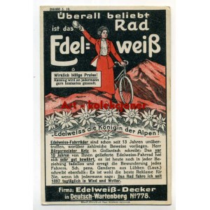 Otyń - Deutsch Wartenberg - Fabryka rowerów - Reklamowa