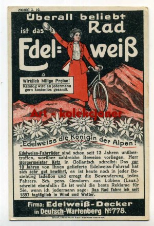 Otyń - Deutsch Wartenberg - Bicycle Factory - Advertising