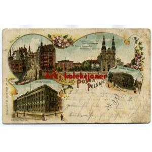 Poznań - Posen - Litografia