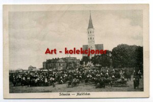 Lithuania - Šiauliai - Schaulen - Market Square - Church