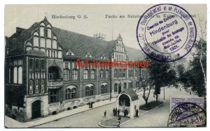 Zabrze - Hindenburg - Post Office - Bahnhopsplatz - Plebiscite