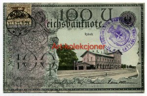Rybnik - Station - Banknote - Collage - Plebiscite.