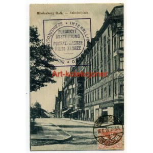Zabrze - Hindenburg - Bahnhofplatz -Plebiscite