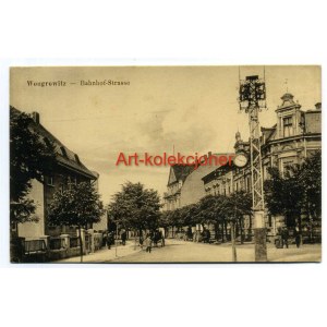 Wągrowiec - Wongrowitz - Bahnhof Strasse