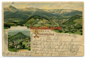 Karpacz - Krummhubel - Lithography - Oskar Keil