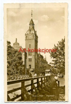 Slupsk - Stolp - Kreishaus - Tramway