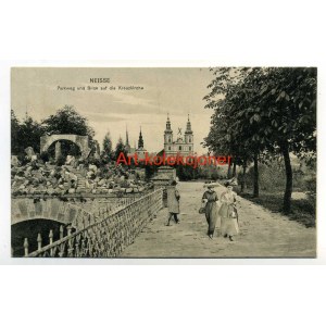 Nysa - Neisse - Park - Kościół