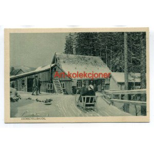 Karkonosze - Riesengebirge - Zackelfallbaude - Sanie rogate