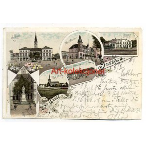 Grodków - Grottkau - Litografia