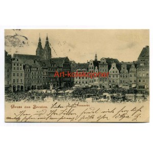 Wrocław - Breslau - Nowy rynek - Targowisko