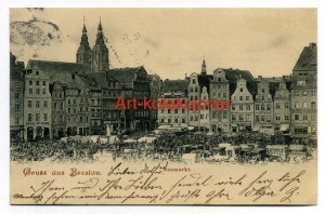 Wrocław - Breslau - New Market - Marketplace