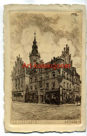 Glubczyce - Leoboschutz - Town Hall - Graphic Street
