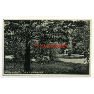 Grotków - Grottkau - Park - Fontanna