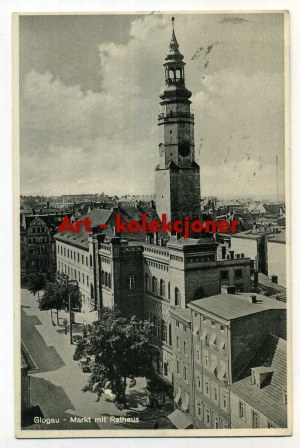 Glogow - Glogau - Market Square - Town Hall