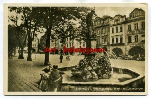 Jelenia Góra - Hirschberg - Market Square - Fountain