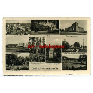 Piła - Schneidemuhl - Wieloobrazkowa