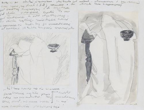 Józef Czapski, MARTWA NATURA - DRAPERIA NA STOLIKU