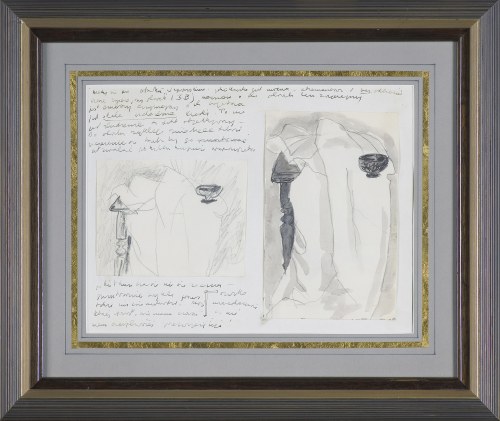 Józef Czapski, MARTWA NATURA - DRAPERIA NA STOLIKU
