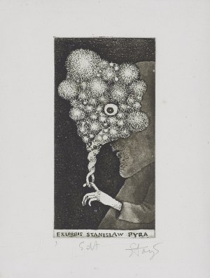Stasys Eidrigevičius, EKSLIBRIS OF STANISŁAW PYRA, 1981