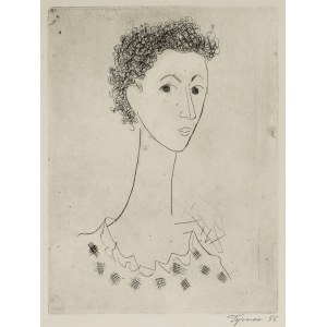 Tymon Niesiołowski, PORTRET MULATKI,1956