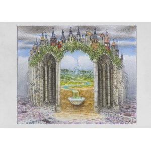 Jacek Yerka, ASPERSORIUM, 2024