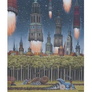 Jacek Yerka, PIELGRZYMKA NA MARSA, 2025