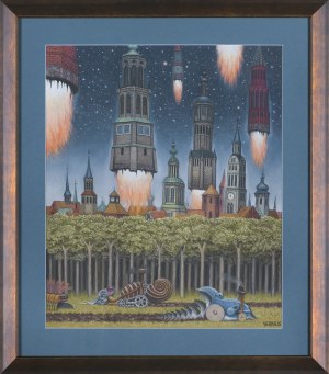 Jacek Yerka, PIELGRIMAGE TO MARSA, 2025