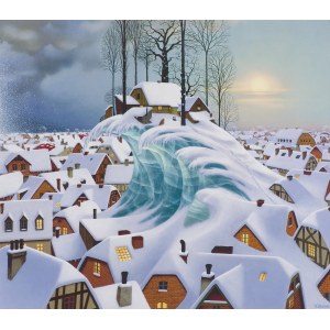 Jacek Yerka, ZIMOWA FALA, 2005