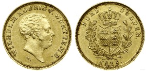 Germany, 5 guilders, 1825, Stuttgart