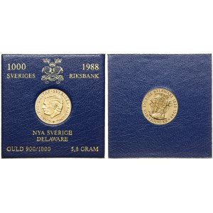 Sweden, 1,000 kroner, 1988, Eskilstuna