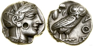 Greece and post-Hellenistic, tetradrachma, (ca. 454-404 BC), Athens