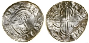 England, denarius of the quatrefoil type, 1018-1024, Exeter mint?, Leofwine minster
