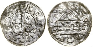 Germany, denarius, 985-995, Regensburg, Vald minster